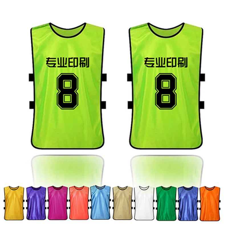 Unisex trening prsluk od poliestera za nogomet i odbojku — cijele sezone, jednostavan jednobojni dizajn, pogodan za trčanje, stolni tenis i badminton