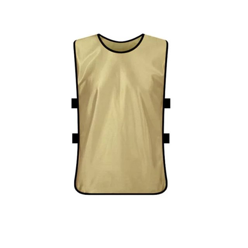 Unisex trening prsluk od poliestera za nogomet i odbojku — cijele sezone, jednostavan jednobojni dizajn, pogodan za trčanje, stolni tenis i badminton