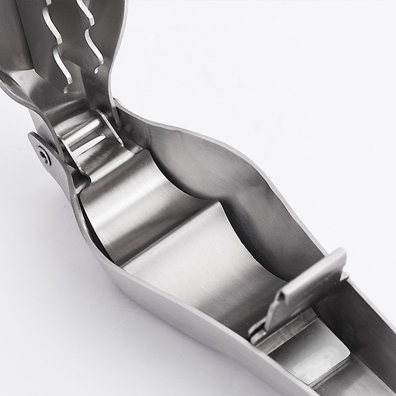 Неръждаема стомана: мултифункционални щипки за орехи и обелвач на ядки, 304 неръждаема стомана, дизайн против разпръскване, възможност за печат на лого