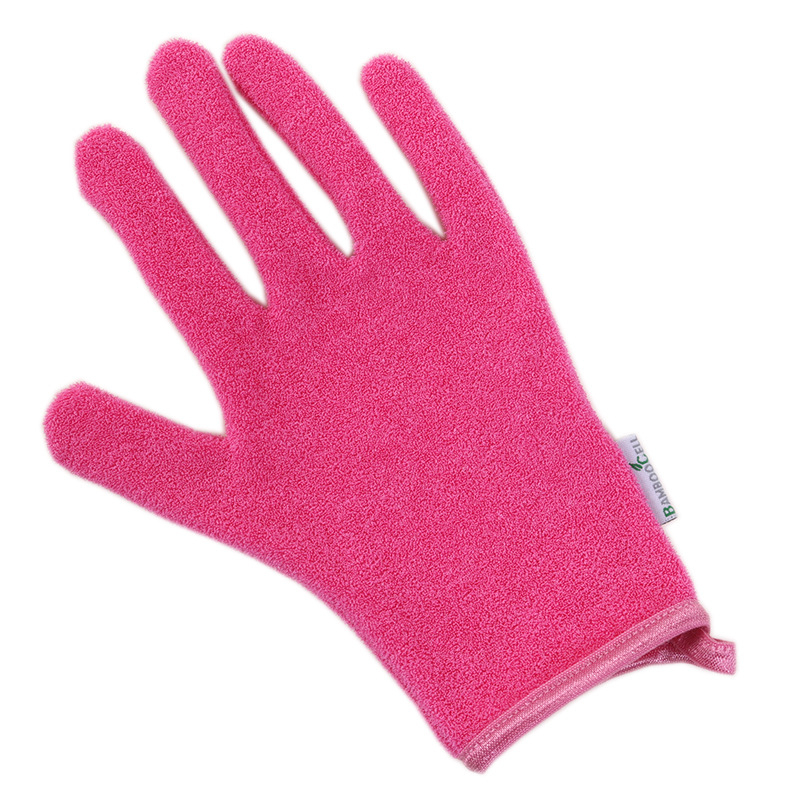 Mănuși de baie, design cu cinci degete, material fibre de mătase, origine Shandong, brand Towel Style