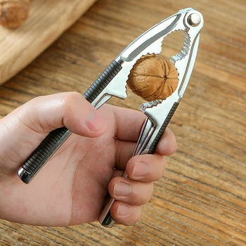 Клещи за орехи от цинкова сплав – инструмент за чупене на ядки, подходящ за лешници и кедрови ядки, с опция за печат на лого