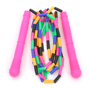 Uže za preskakanje s mekanim perlicama, PVC materijal, za odrasle trening