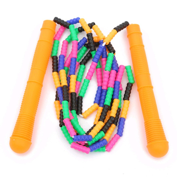 Uže za preskakanje s mekanim perlicama, PVC materijal, za odrasle trening