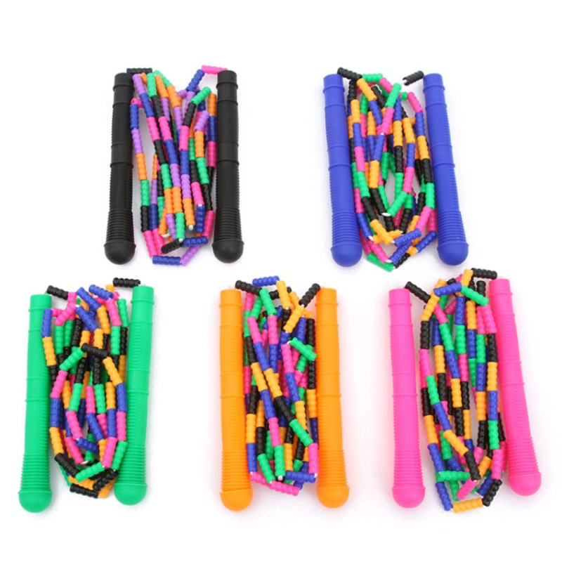 Uže za preskakanje s mekanim perlicama, PVC materijal, za odrasle trening