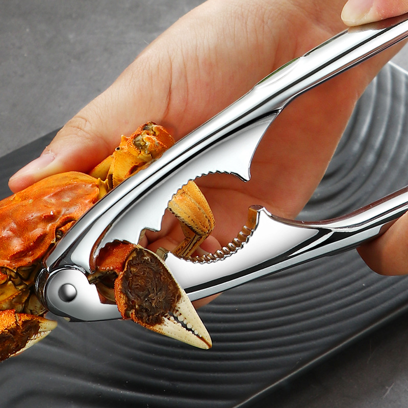 Мултифункционален орехохват от цинкова сплав със дизайн на рачешна клешня, Meineng, лого OK, модерен минималистичен стил