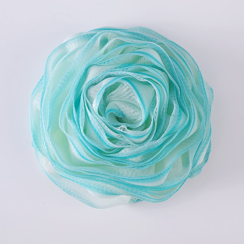 Beautifully rózsás virágos fürdőgolyó – luxus, nem szétbomló, rendkívül puha hab, PE anyag, nőknek