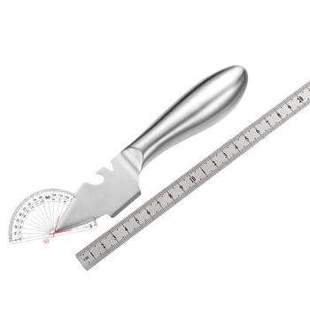 Osztriga kés és kagylóhéj nyitó – vastagított teljes acél egyrészes kialakítás, rozsdamentes acél, minimalist stílus; logó nyomtatás elérhető, testreszabás