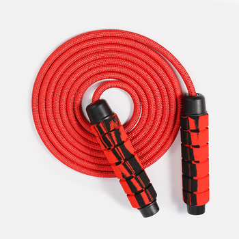 MAXSOINS profesionalna teža užad za skakanje s ležajnim sustavom, izdržljivo gusto prepleteno poliestersko užad za mladež na trening ili natjecanja; materijal: poliester; specifikacije: 2.9; primjene: fitness i oblikovanje tijela, pokretni trendovi.