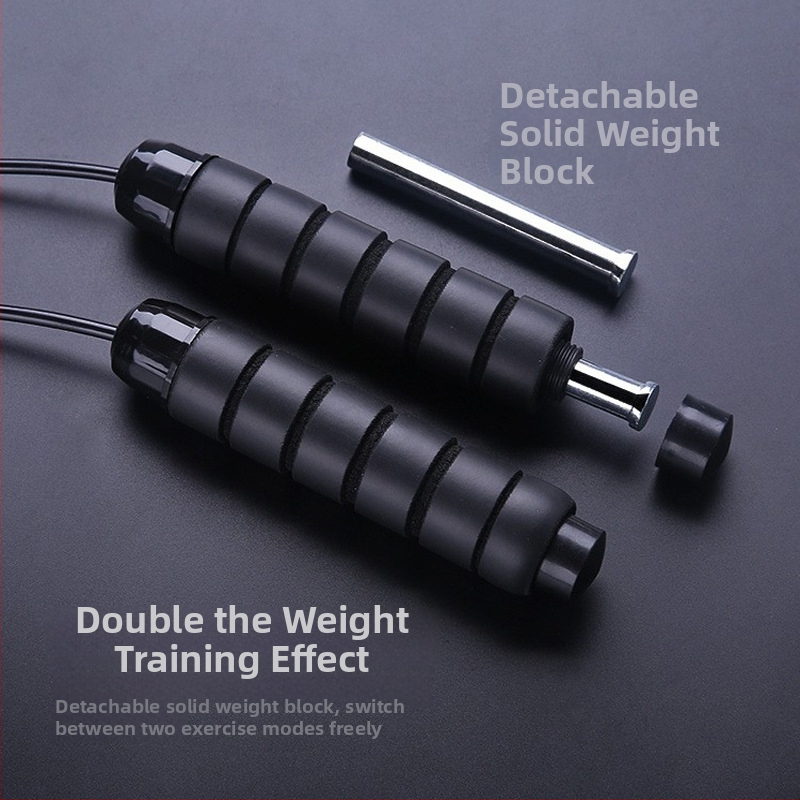 Težinsko užad za preskakanje - PVC, za odrasle; Pogodno za trčanje, fitness i jogu za mršavljenje