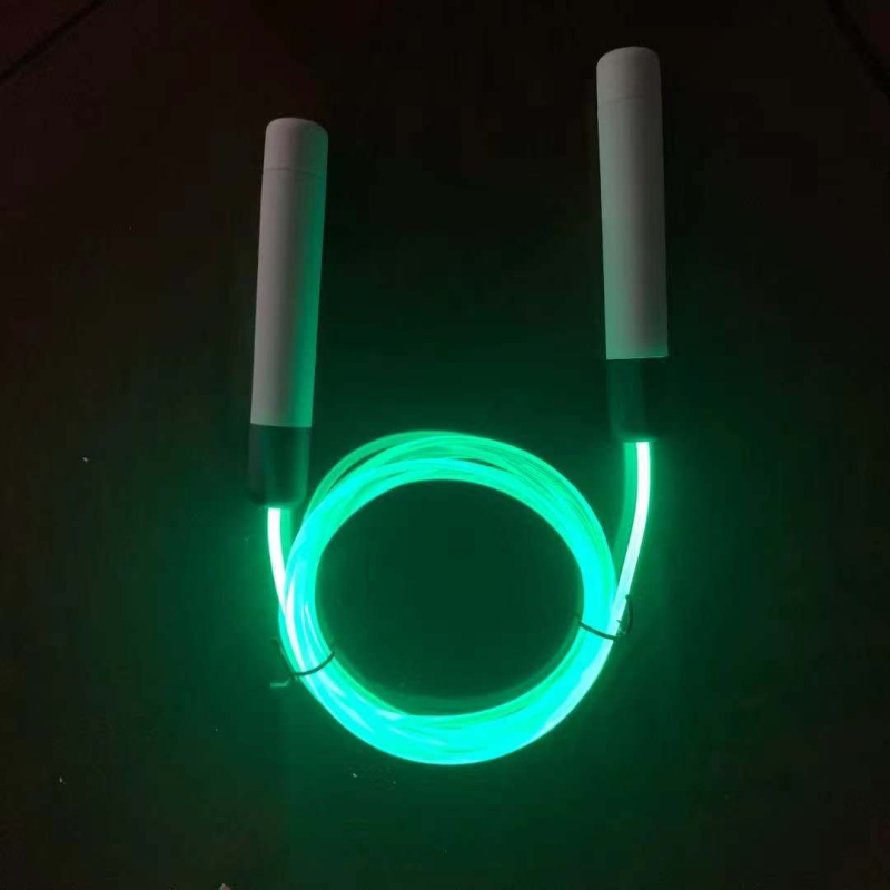 Fényes ugrókötél optikai rosttal, MMA anyag, UV bőr, márka everheng