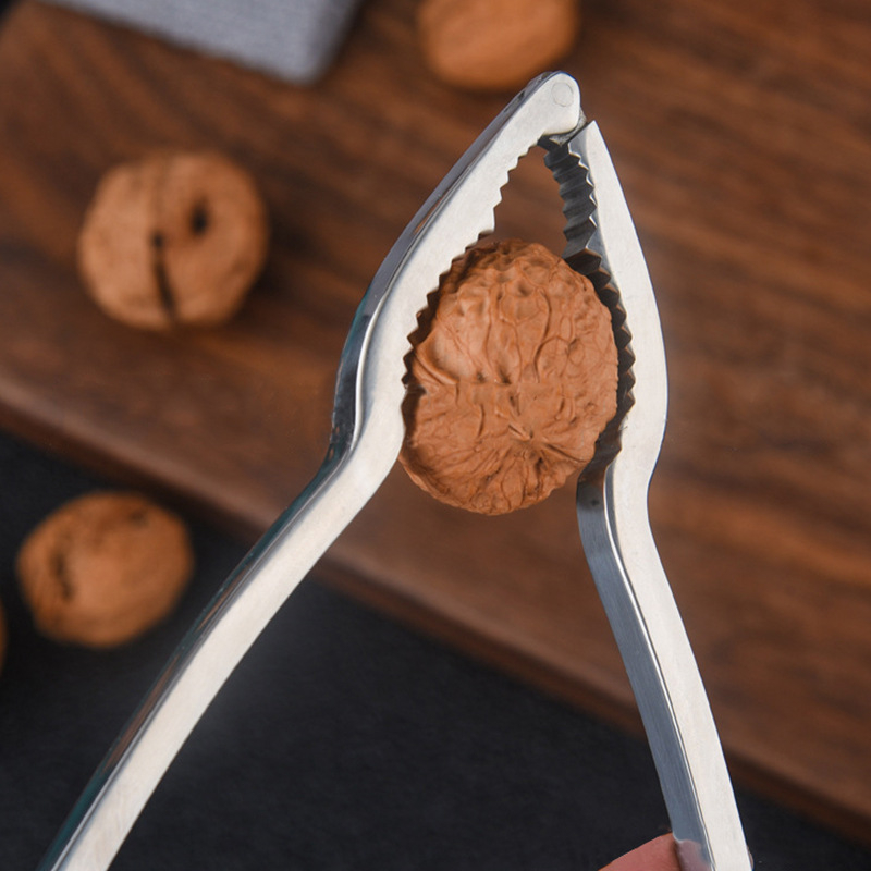 Twin Wolves Щипка за орехи от неръждаема стомана 304 – модерен минималистичен дизайн, произход Yangjiang, лято 2021