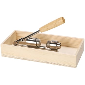 Tároló dióklipsz, dióhéj-eltávolító konyhai eszköz finomított vasból