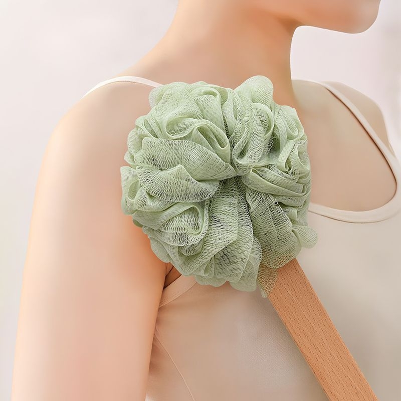 Fürdőgolyó hátmosó hosszú nyéllel (PE, univerzális, 60 db)