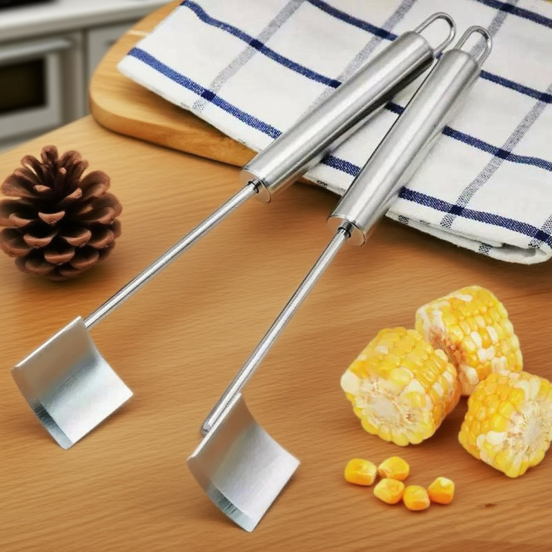 Kukoricaszem-eltávolító — 304 rozsdamentes acél, modern minimalista stílus, termékkód W-Stainless Steel Corn Peeler, export-kizárólagos kínálat