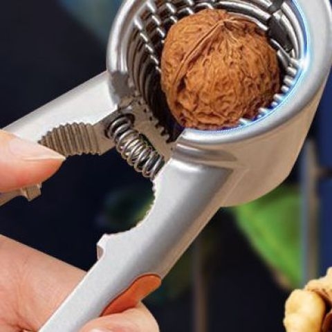 Универсални клещи за обелване на ядки за дома – неръждаема стомана, възможност за печат на лого, пуснати през пролетта на 2017 г.