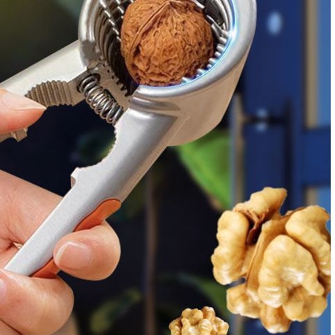 Универсални клещи за обелване на ядки за дома – неръждаема стомана, възможност за печат на лого, пуснати през пролетта на 2017 г.