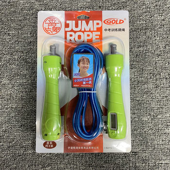 Sfoară de sărit cu numărător GOLD (ABS, 1*72, echipament de fitness)