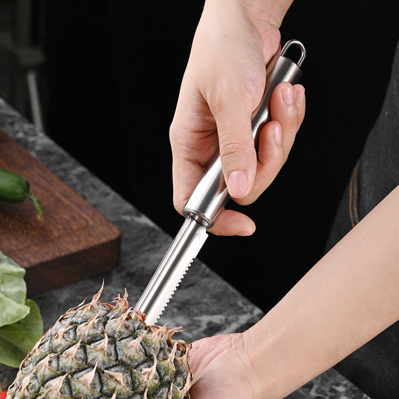 Nehrđajući čelični korer za ananas i vađenje sjemenki, kuhinjski pomagač
