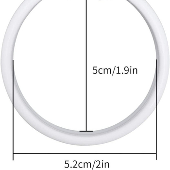 O-oblikovan prsten za zavjesu tuš PVC – moderan minimalistički stil, materijal PVC, kategorija: kuka za zavjesu, marka Jiaguan