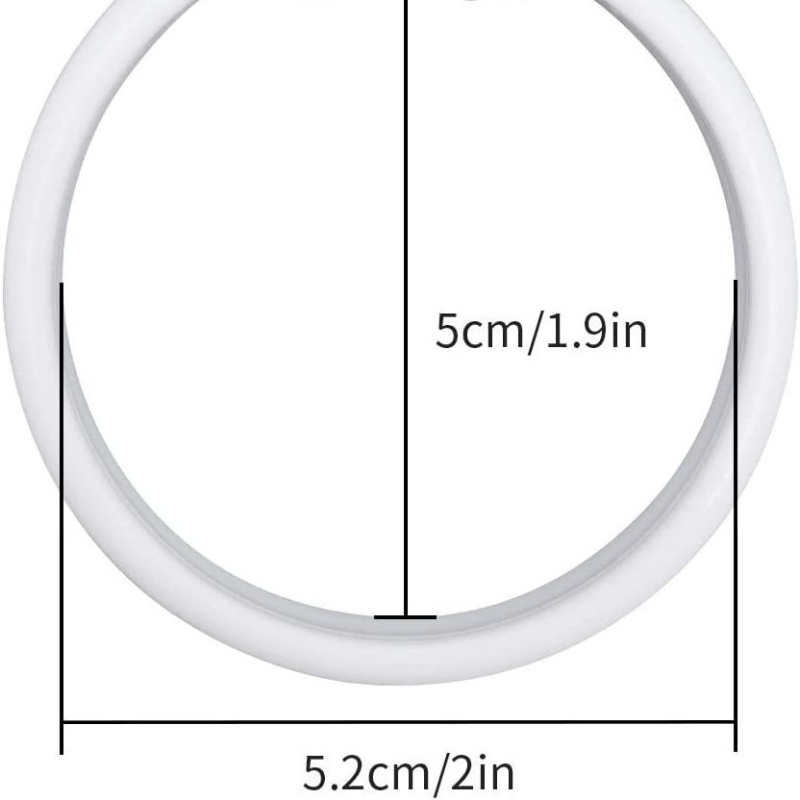 O-oblikovan prsten za zavjesu tuš PVC – moderan minimalistički stil, materijal PVC, kategorija: kuka za zavjesu, marka Jiaguan