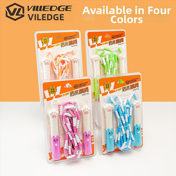 Weilaijian Dječje švihadlo s dizajnom mačje šape, ABS+PVC, podesive perle