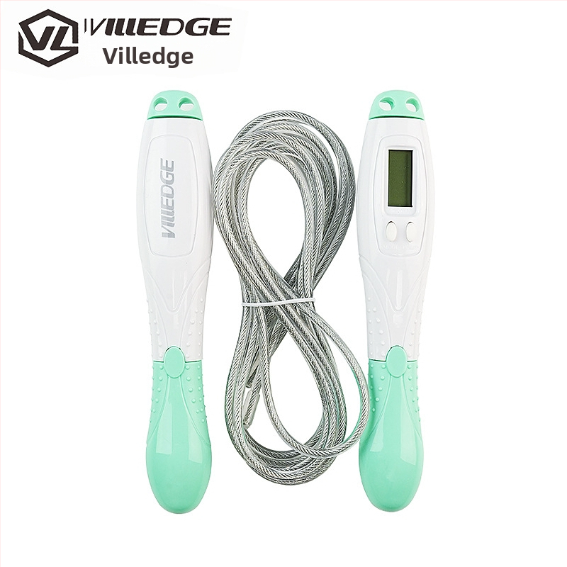 Weilaijian elektronički brojilo za preskakanje užeta od čeličnog užeta, duljina oko 2,8 m, za fitness
