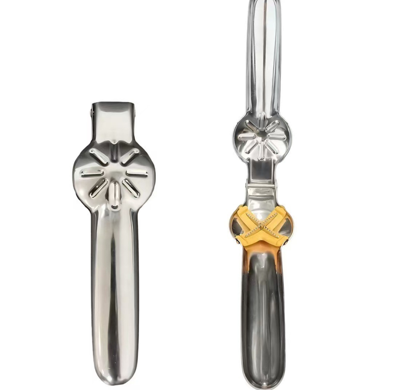 Уред за обелване на кестени с кръстосан дизайн за улеснение, 304 неръждаема стомана, Jiahong, произход Yangjiang, пуснат през 2019 г., отпечатано лого