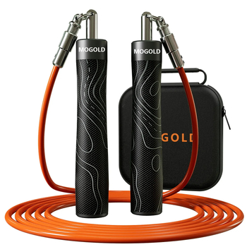 Coardă de sărit cu MOGOLD, PVC, trei fire, cataramă reglabilă, pentru fitness și frumusețe