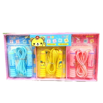 Coardă de sărit pentru copii, reglabilă, din cauciuc, moale, pentru exerciții în aer liber