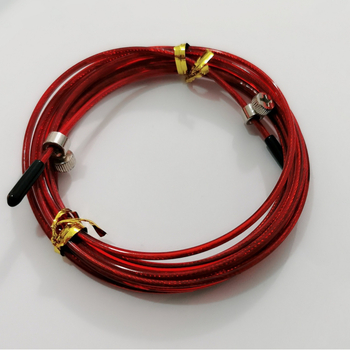 Sfoară de sărit cu sârmă din oțel și PVC, design de înaltă viteză pentru antrenament fitness