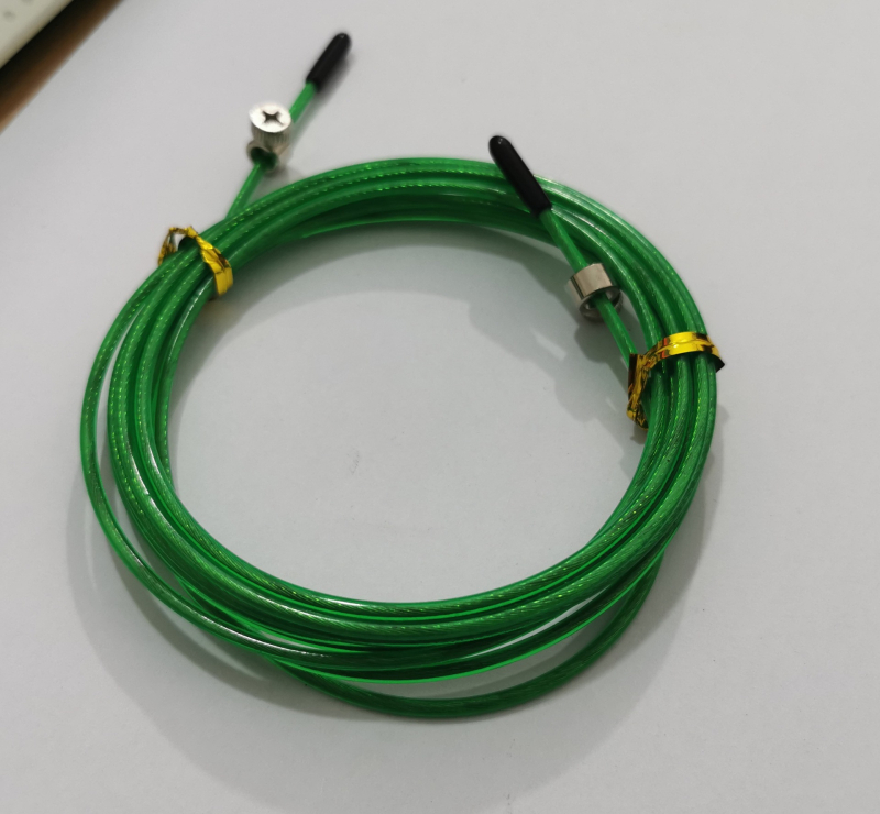 Sfoară de sărit cu sârmă din oțel și PVC, design de înaltă viteză pentru antrenament fitness