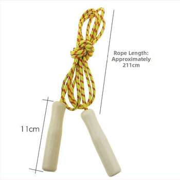 Săritor pentru copii cu mâner din lemn – SQY, materiale: lemn și polipropilenă, specificații: 2.3