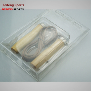 Sfoară de sărit cu rulmenți, piele de vită – pentru fitness, sporturi școlare și dans