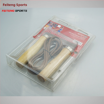 Sfoară de sărit cu rulmenți, piele de vită – pentru fitness, sporturi școlare și dans