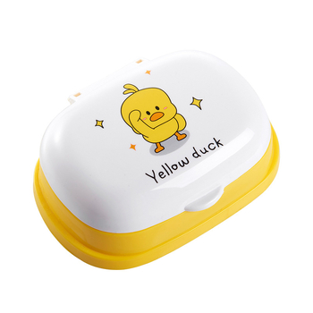 Мультяшна кутия за сапун с капак, преносима за баня, PP материал, 120 бр., марка Presented