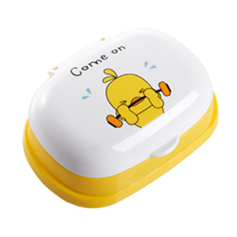 Мультяшна кутия за сапун с капак, преносима за баня, PP материал, 120 бр., марка Presented