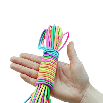 Užad za preskakanje s malim gumastim trakom, pamukovo uže, za opće vježbanje i druge sportove s loptom