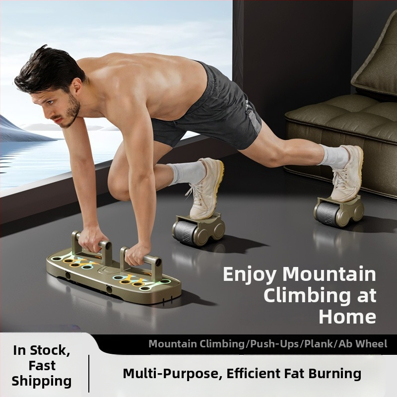 Roata abdominală Kangfute – Patru roți, nepliabilă, greutate 1 kg, pentru acasă și sală