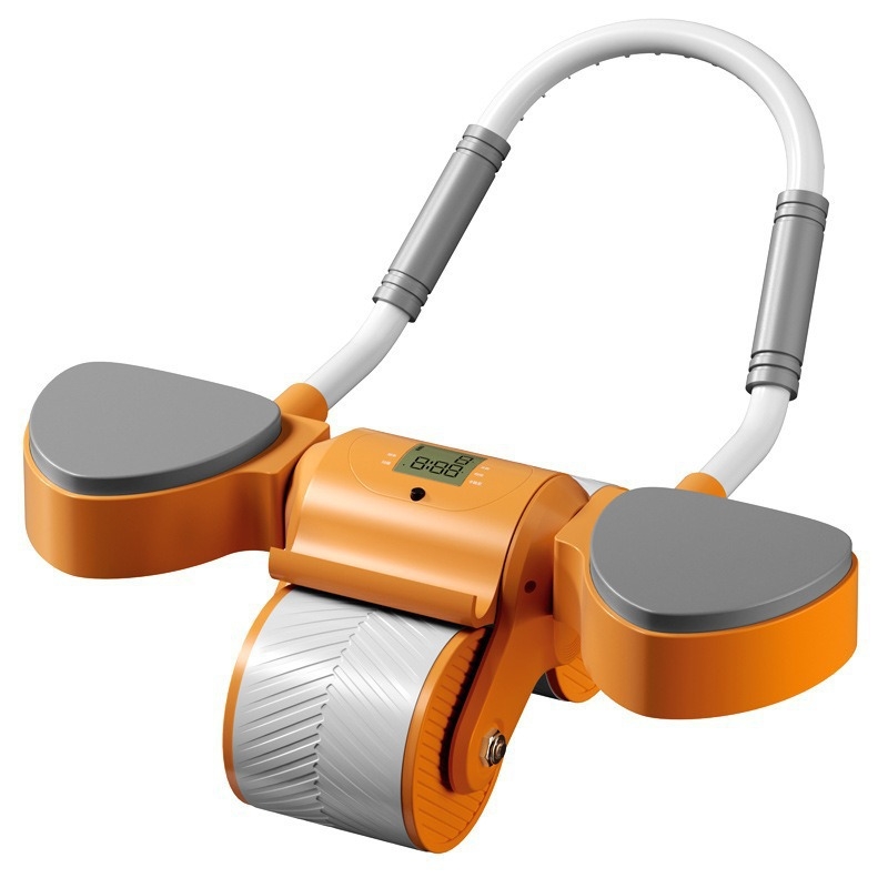 Rulou abdominal cu revenire automată, nepliabil, 1,8 kg, potrivit pentru birou, acasă și sală