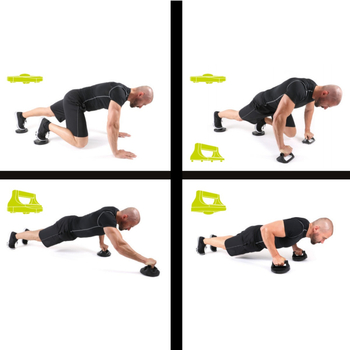 Push-Up Stand MK — Echipament de fitness 5 în 1, nerepliabil, pentru exterior și uz casnic