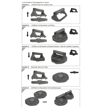 Push-Up Stand MK — Echipament de fitness 5 în 1, nerepliabil, pentru exterior și uz casnic