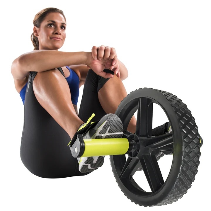 GoFit roata pentru abdomen GF-EAW – dispozitiv de exerciții nepliabil pentru fitness general