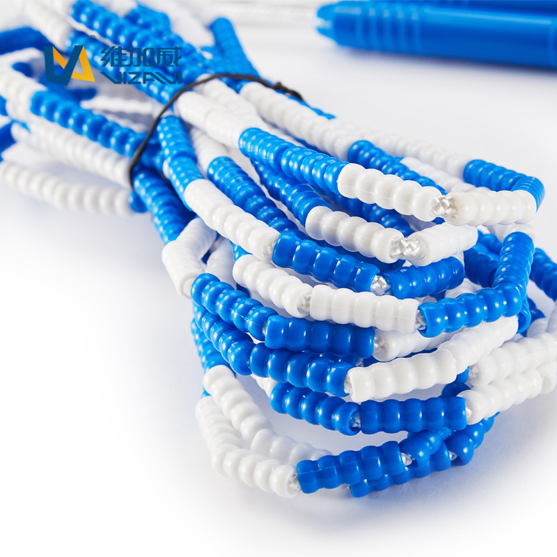 Vigavi PVC preskakalno uže – henger pakiranje, dvostruko boje, za djecu, Materijal: PVC, Podrijetlo: Yiwu Zhejiang, Prikladno za fitness i sport