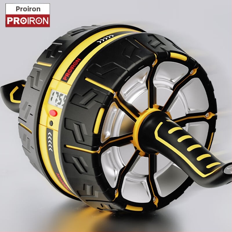 Puliai Roata pentru Abdomen cu Revenire Automată și Numărătoare Inteligentă – Nepliabilă, Pentru Uz Casnic, Echipament de Fitness