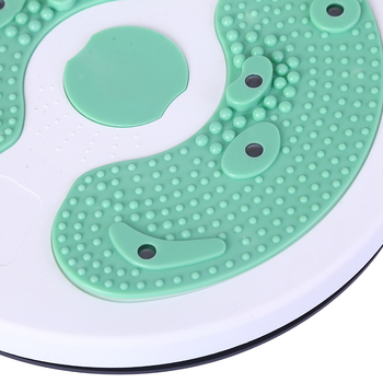 Interpo Разделящ диск за усукване на талията – домашно трениращо устройство за талия и корем, ABS инженерна пластмаса, стоманена колона, магнит