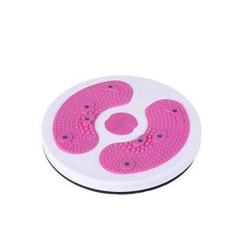 Interpo Разделящ диск за усукване на талията – домашно трениращо устройство за талия и корем, ABS инженерна пластмаса, стоманена колона, магнит