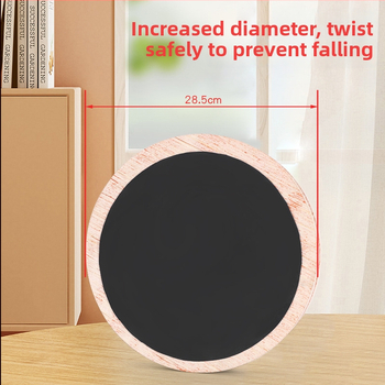 Shangyi голям въртящ диск за домашна фитнес – балансова платформа от масивно дърво