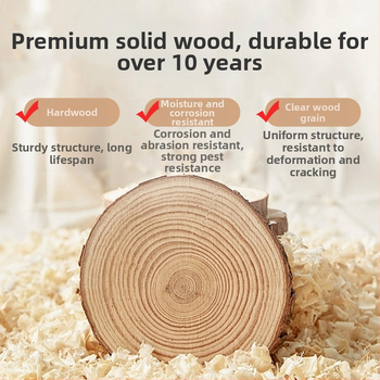 Shangyi голям въртящ диск за домашна фитнес – балансова платформа от масивно дърво