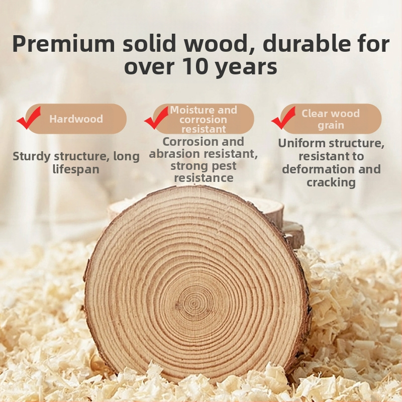 Shangyi Veľký otočný disk pre domáce fitness – doska na rovnováhu z masívneho dreva