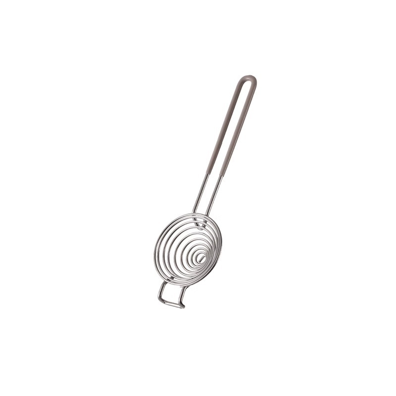 Tojásfehérje szeparáló – fémből készült kézi szűrő a tojásfehérje és a sárgája szétválasztásához, modell B9902-HWQ (fém, kézi, nem elektromos)